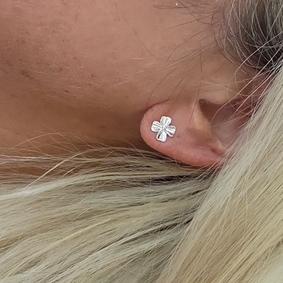 J. Crew Factory Jewelry - LUCKY CLOVER STUD EARRINGS